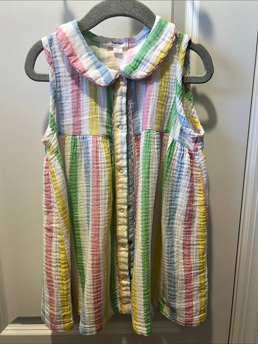 Angel Dear Striped Dress Multicolor Size 3T